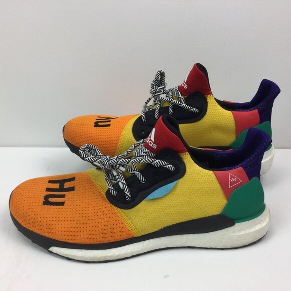 Adidas Solar Hu Glide M Pharrell Williams Supcol Bogold Bgreen BB8042 Mens Size main image 7